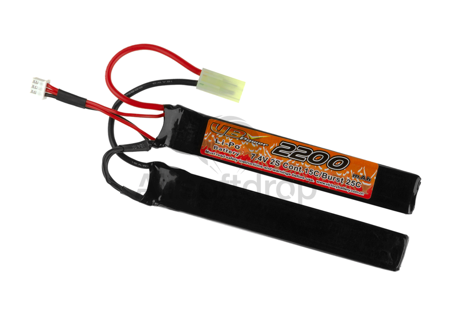 Lipo 7,4V 2200mAh 20C Twin Type