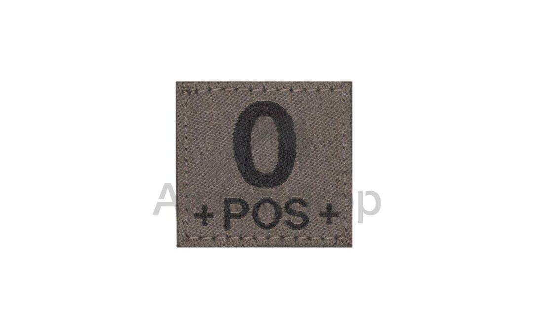 0 Pos Bloodgroup Patch – RAL7013