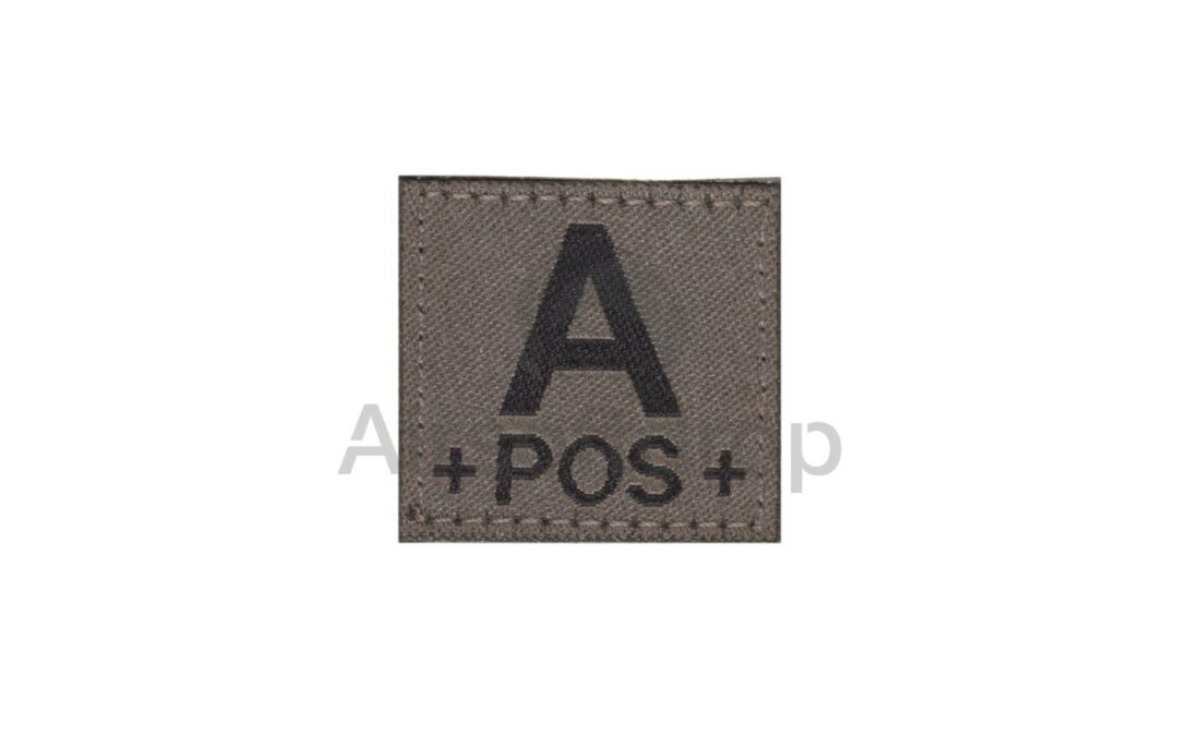 A Pos Bloodgroup Patch – RAL7013