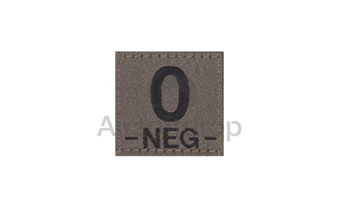 0 Neg Bloodgroup Patch – RAL7013