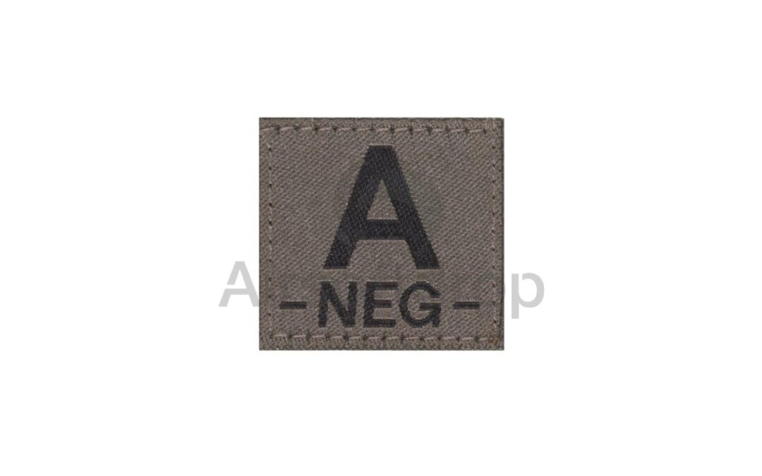 A Neg Bloodgroup Patch – RAL7013