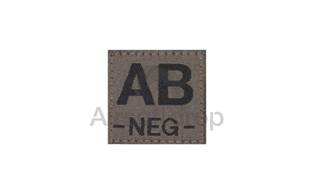 AB Neg Bloodgroup Patch – RAL7013