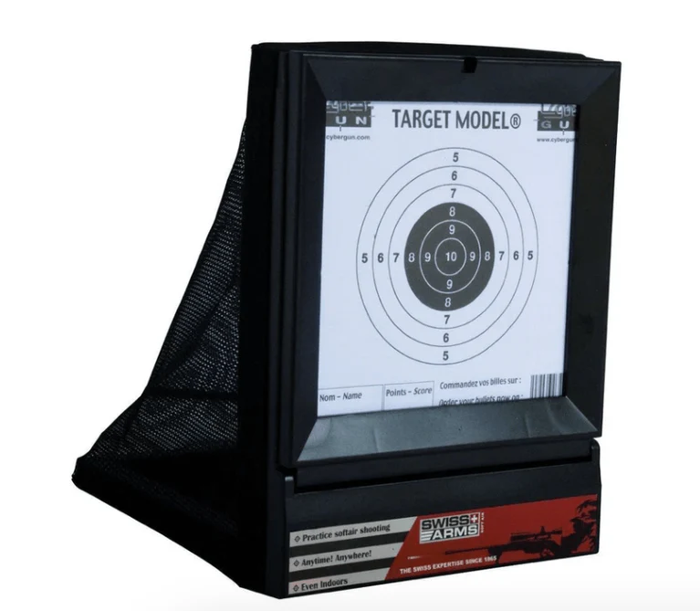 Portable Target mit Netz inklusive Papierzielscheiben