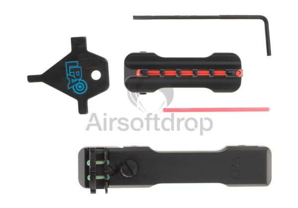 Adjustable Fiber Optic Sights Set for 6-8mm Shotgun Ribs – Bild 5