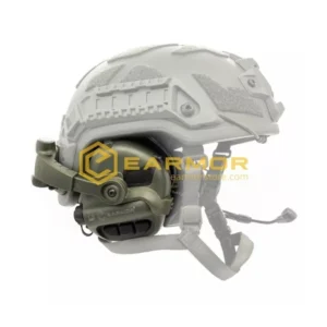 EARMOR M32X MOD4 Tactical Headset, M16C Mount for FAST / ARC - Green
