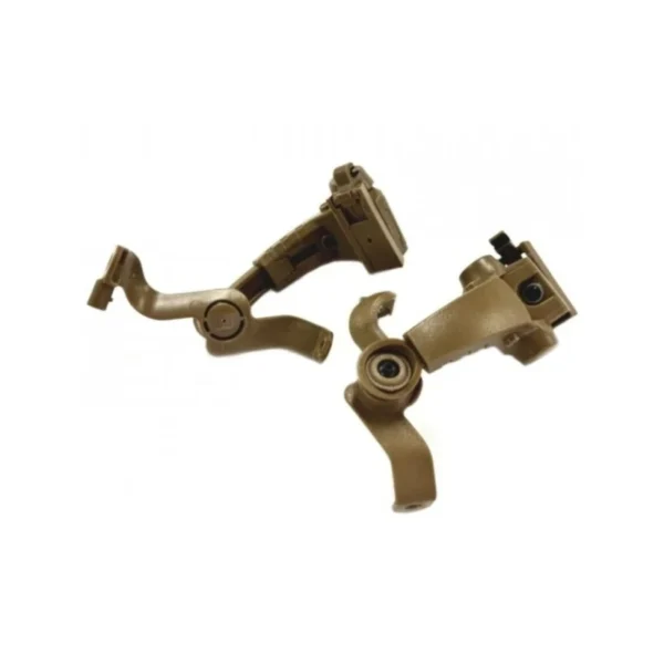 EARMOR M16A Helmet Adapters for M32 PLUS Headset, ARC Mount - Brown