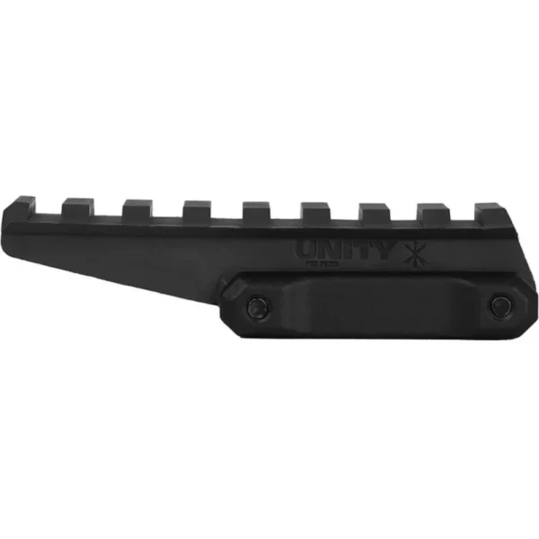 PTS Unity Tactical Fast Riser RIS Mount, Dupont™ - Black – Bild 4