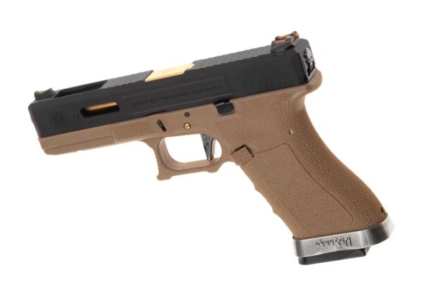G-Force 17 BK Gold Barrel Metal Version GBB – Bild 2