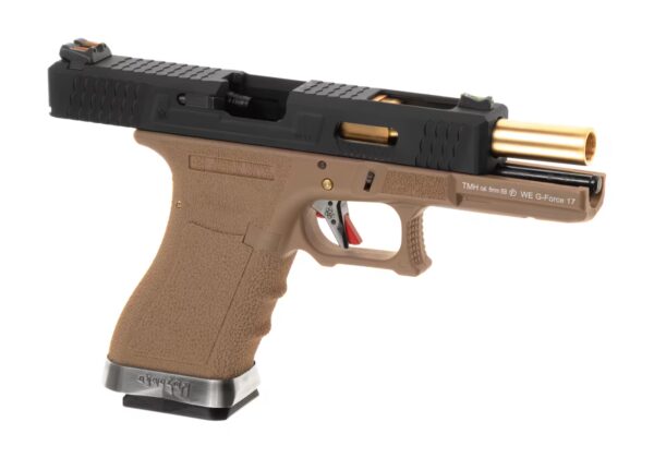 G-Force 17 BK Gold Barrel Metal Version GBB – Bild 3
