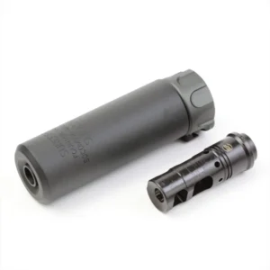 Angry Gun QD Mini SOCOM556 Silencer Full Markings 14- mm (CCW) - Black