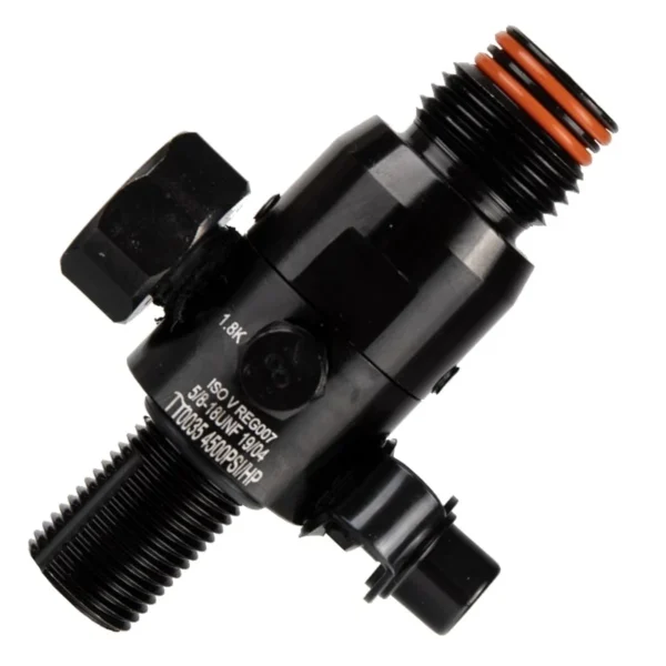 PowAir HPA Tank Regulator MAXREG 300 Bar / 4500 PSI - Black – Bild 3