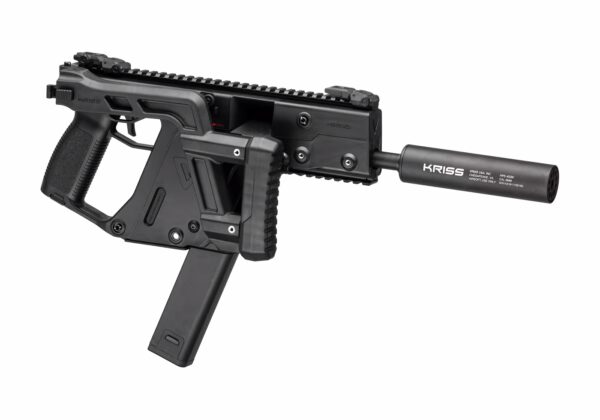 Kriss Vector with Mock Suppressor S-AEG Krytac Black – Bild 3