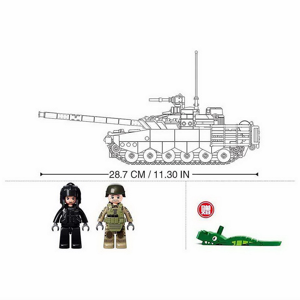 Sluban T-80 Tank M38-B1178 – Bild 3