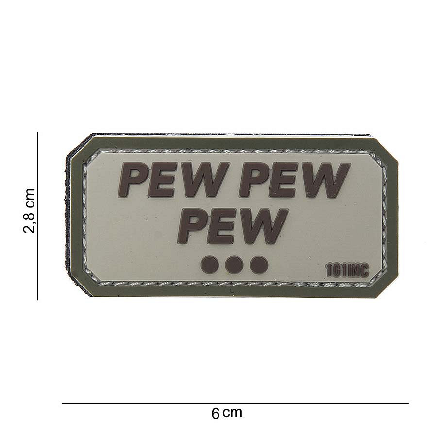 Pew Pew Pew pvc Patch