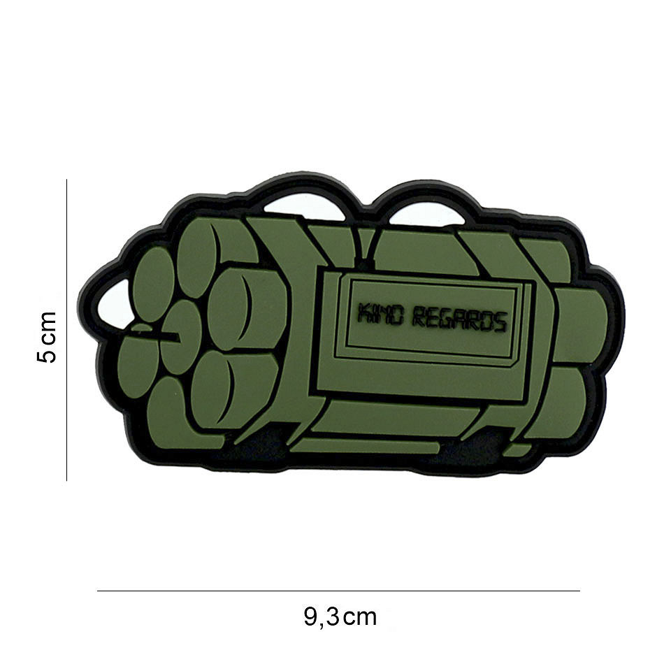 Kind regards pvc patch