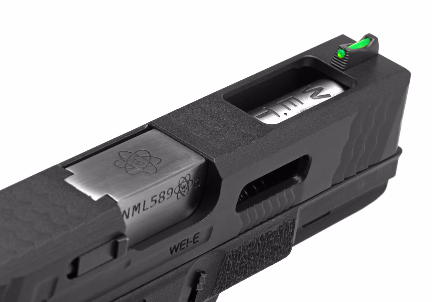 G-Force Glock 19 BK Silver Barrel Custom Metal Version GBB – Bild 5