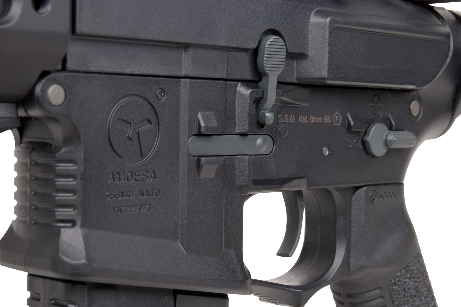 Honey Badger Ares Amoeba M4 013 Black S-AEG – Bild 4