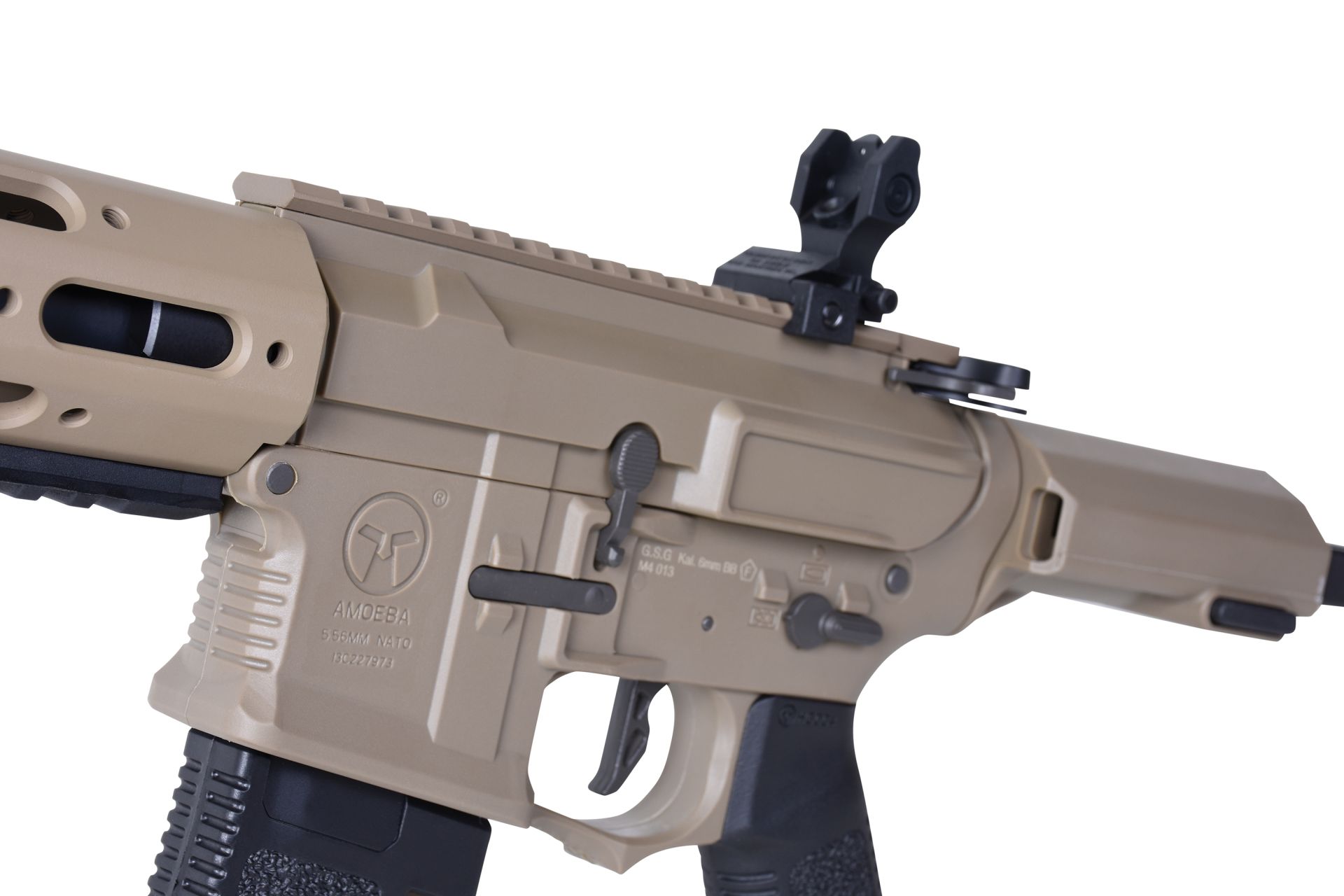 Honey Badger Ares Amoeba M4 013 Dark Earth S-AEG – Bild 3