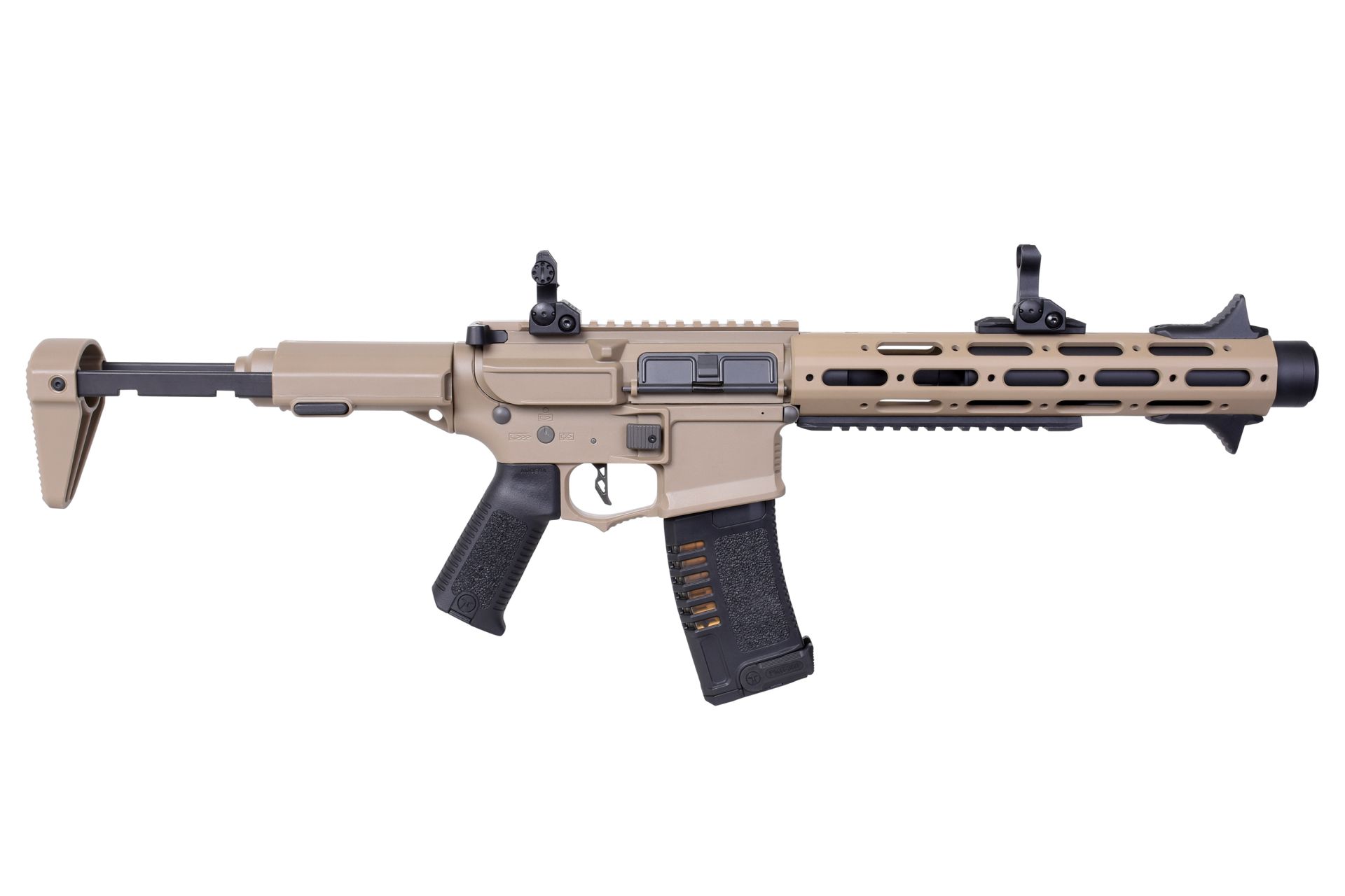 Honey Badger Ares Amoeba M4 013 Dark Earth S-AEG – Bild 6