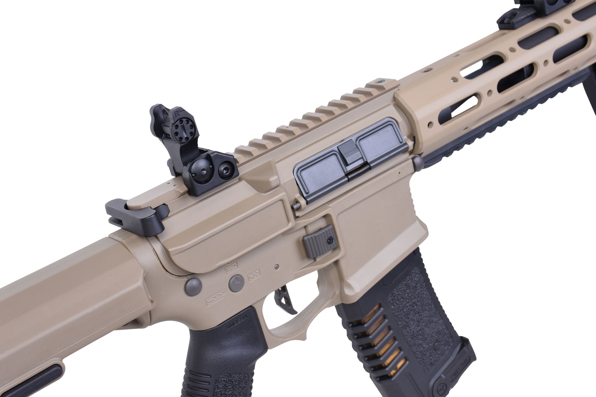 Honey Badger Ares Amoeba M4 013 Dark Earth S-AEG – Bild 7
