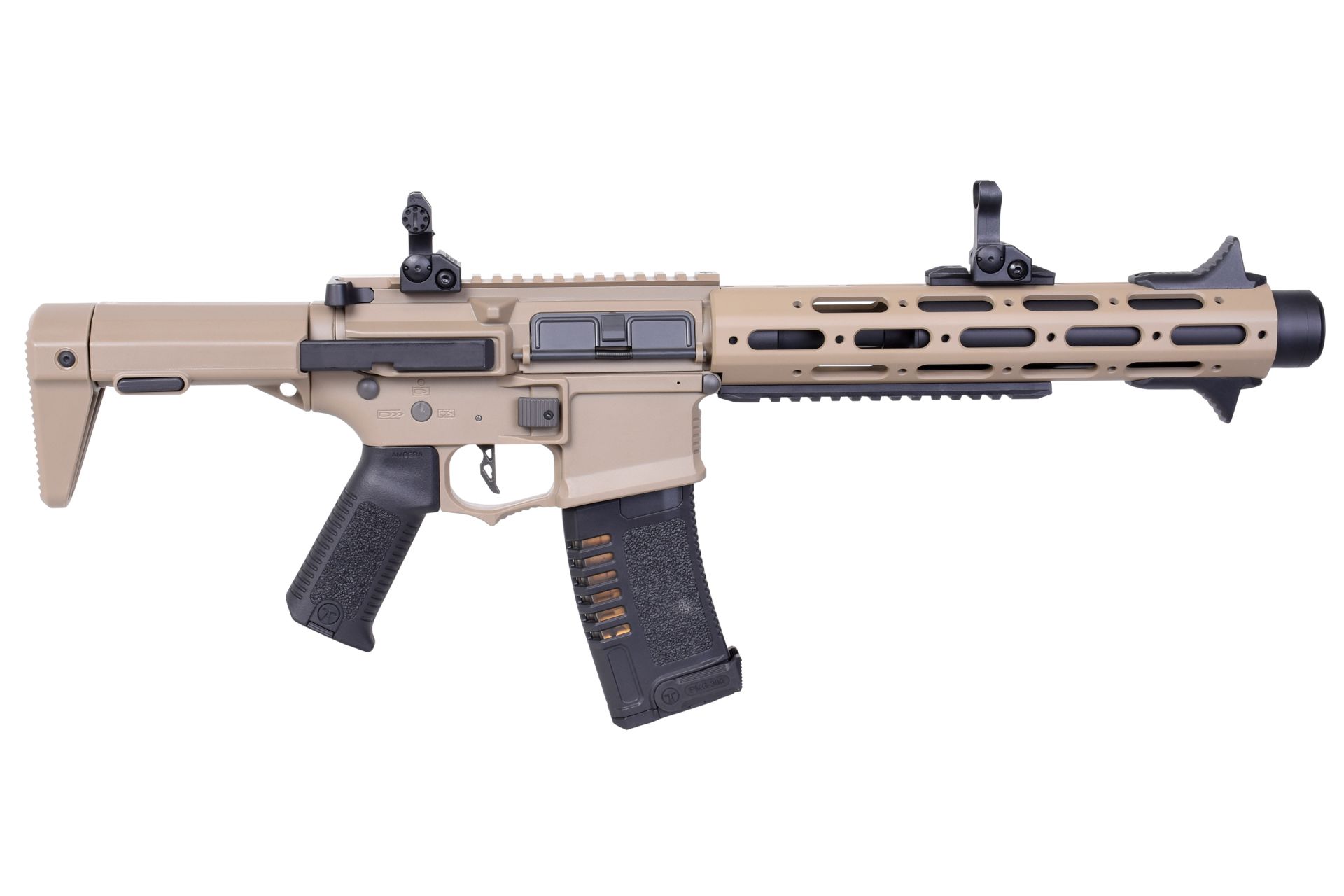 Honey Badger Ares Amoeba M4 013 Dark Earth S-AEG – Bild 8