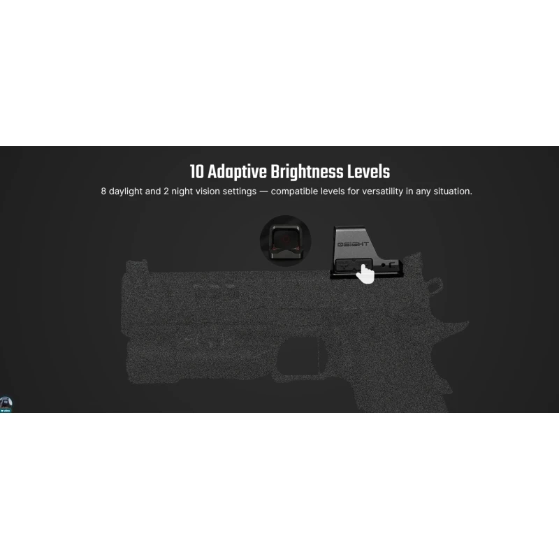 OLIGHT Osight C Red Dot Sight RMR Footprint Black – Bild 9