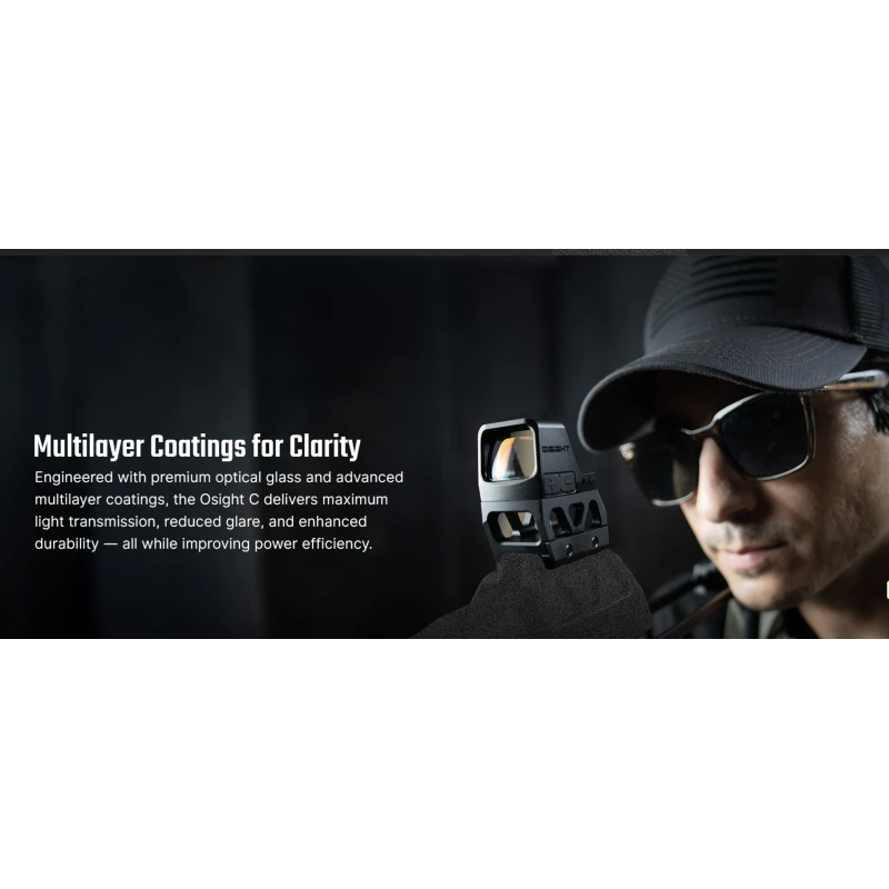 OLIGHT Osight C Red Dot Sight RMR Footprint Black – Bild 10
