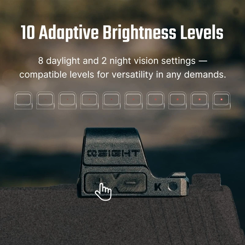 OLIGHT Osight K Red Dot Sight RMR Footprint Black – Bild 11