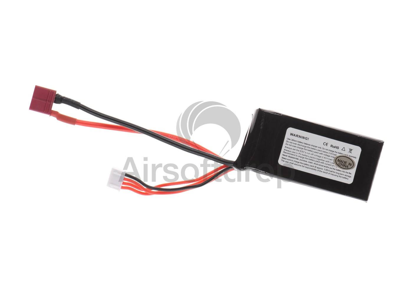 Lipo 11.1V 1000mAh 65C Graphene PEQ Type T-Plug – Bild 2