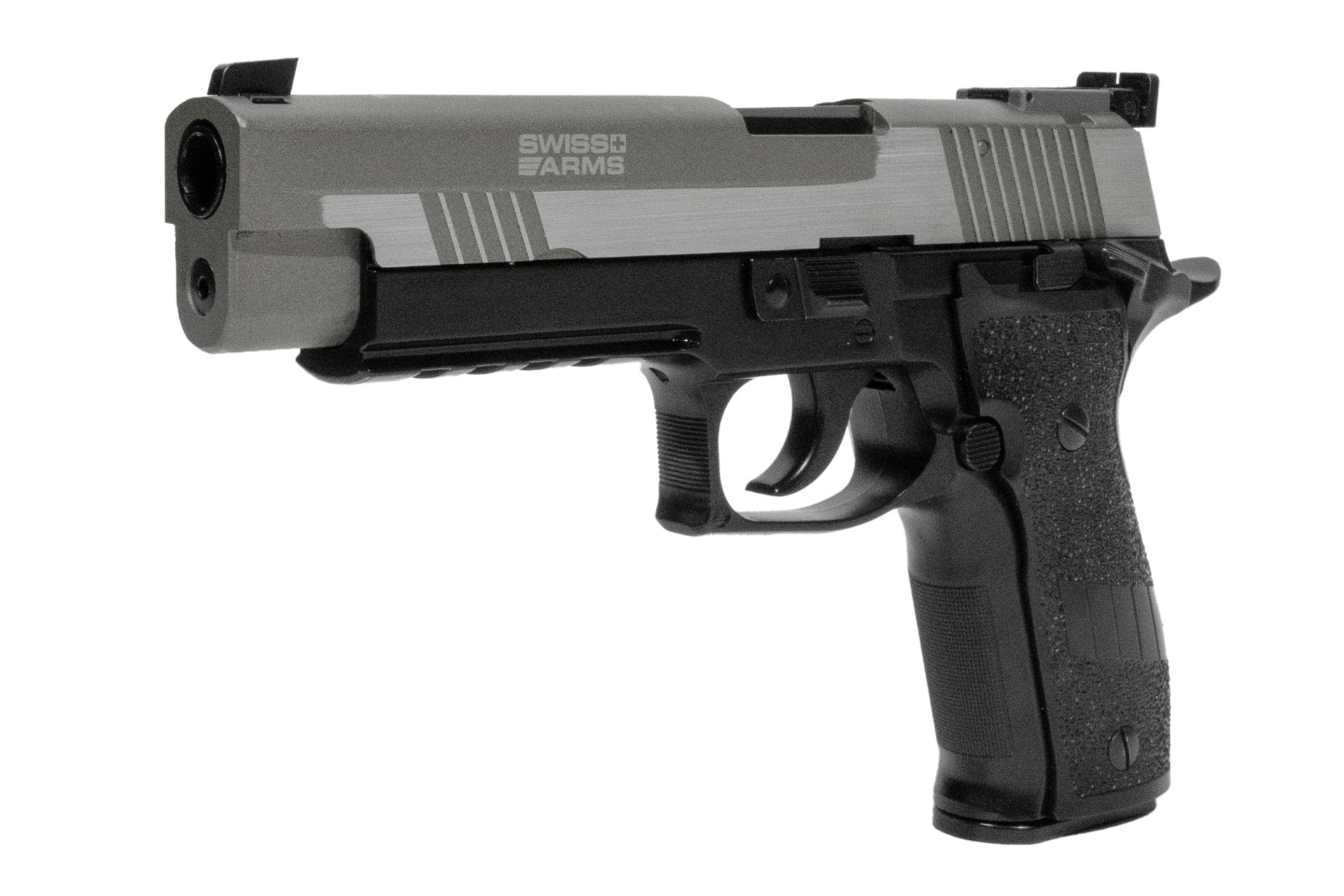 Swiss Arms Navy Pistol XXL Co2 BlowBack Dual Tone – Bild 2