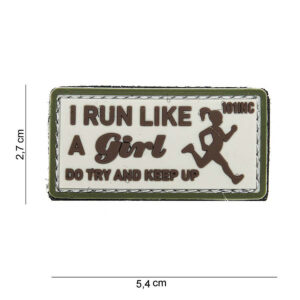 I run like a Girl Patch