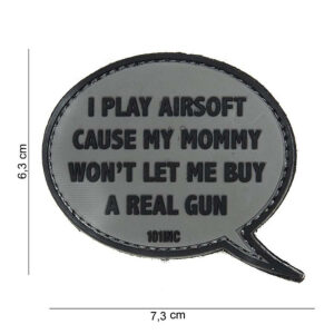 I Play Airsoft Patch