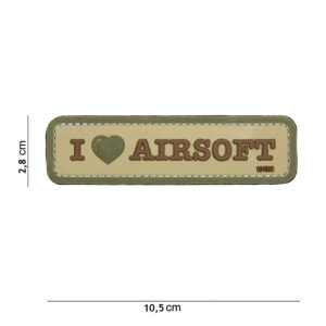 I love Airsoft Patch OD