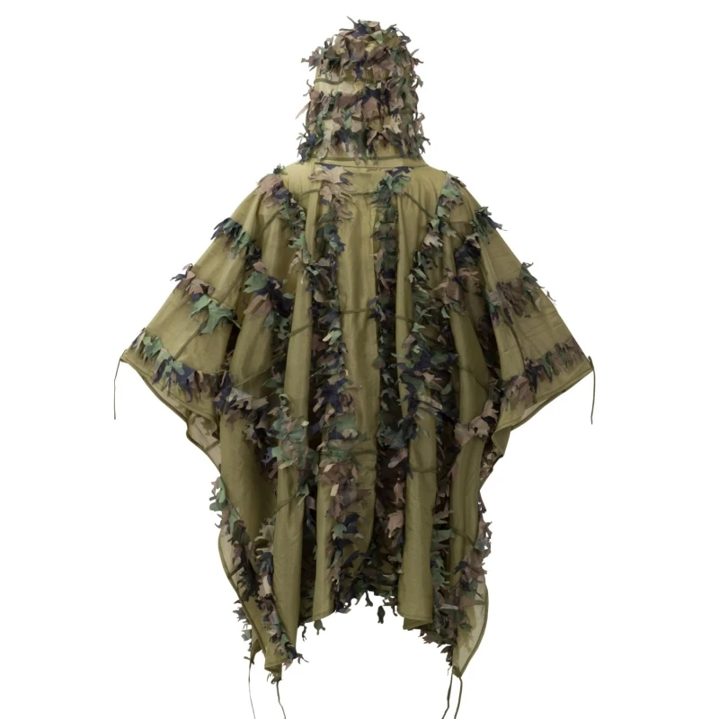 3D Ghillie Poncho® Helikon LEAF US Woodland – Bild 2