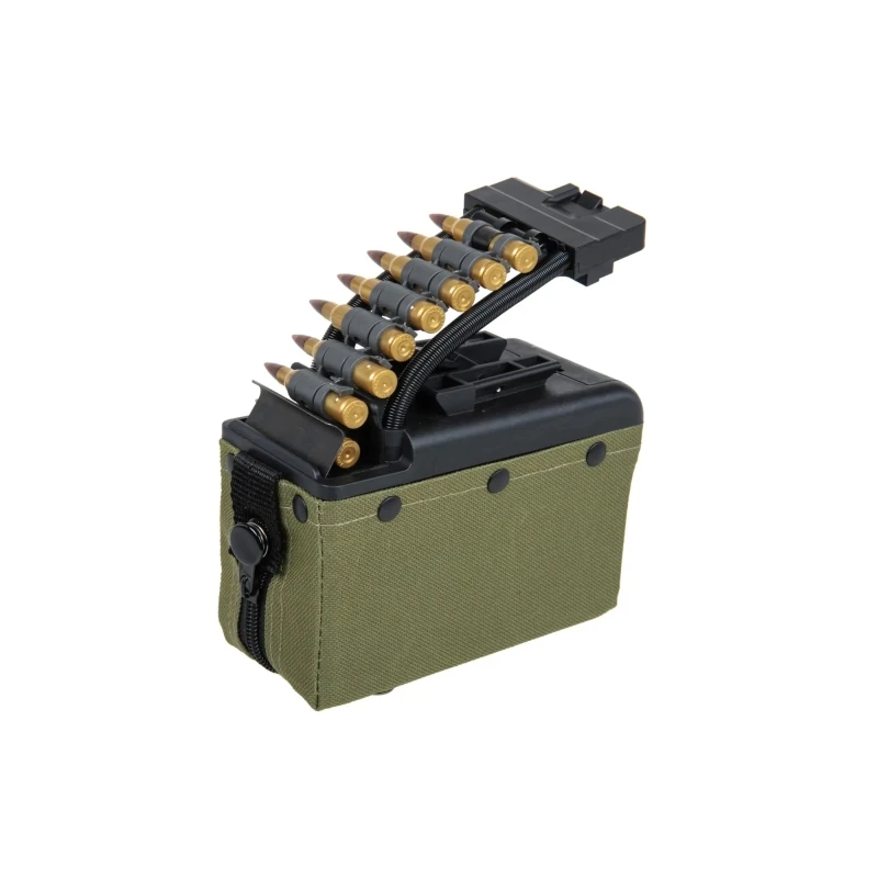 A&K Box Mag for T8 SP MK46 / M249 with Dummy Rounds 2000 BBs