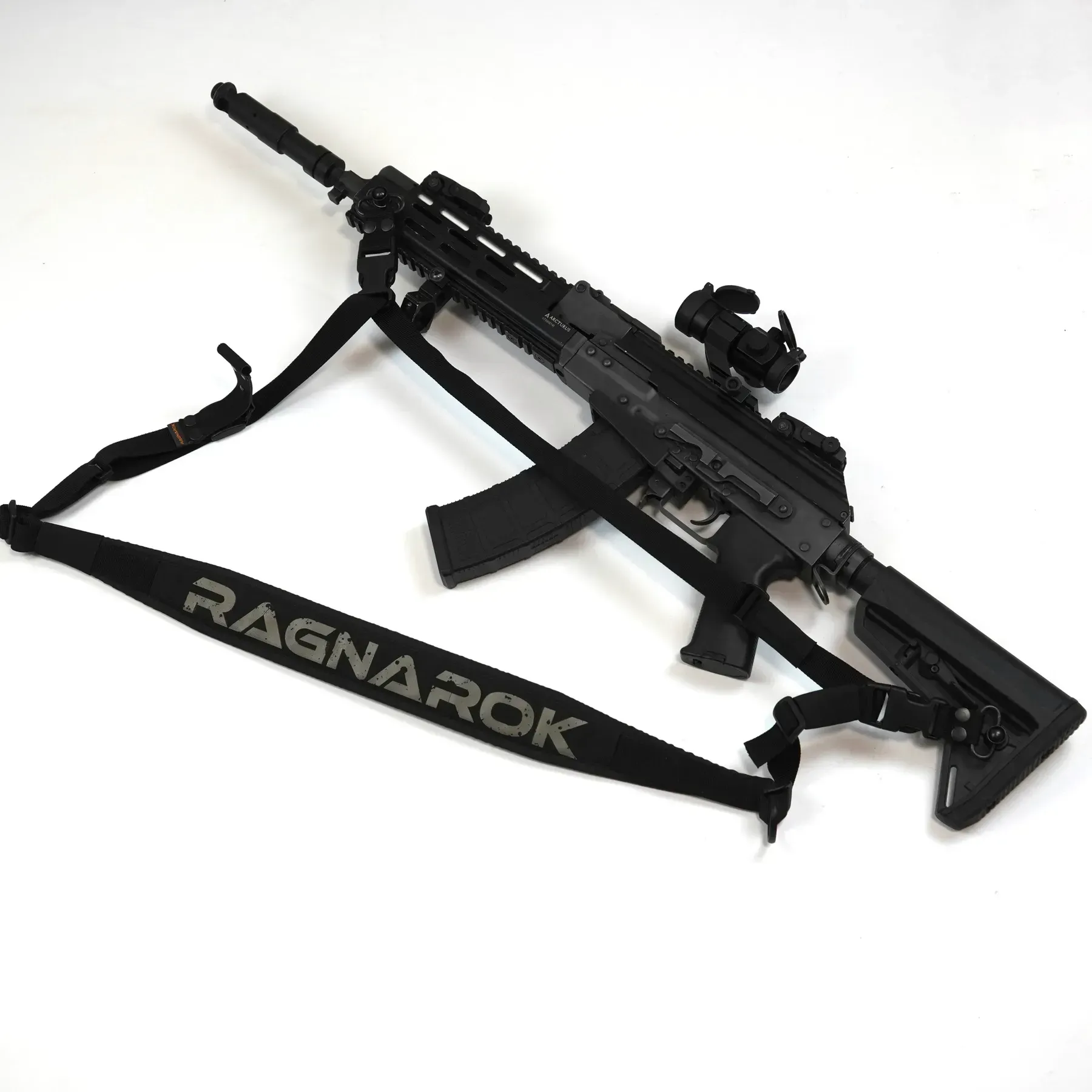 Three-point weapon sling with wide shoulder pad on QD swivels RAGNAROK KRAKEN Gen.II