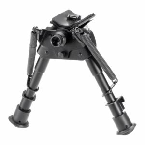 6-9 Inch Swivel Spring Retractable Bipod