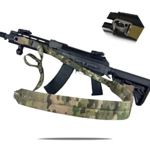 Three-Point Weapon Sling with Wide Shoulder Pad Ragnarok KRAKEN Carabiner