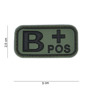 Blood Type B+ Positive Patch OD
