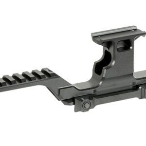 High Rise Mount for Red Dot and PEQ Box Black WADSN