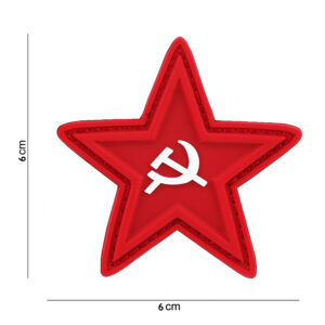 Russian Red Star Patch Hammer und Sichel