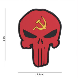 Punisher Russia Hammer und Sichel 3D PVC Patch