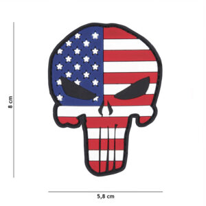 Punisher USA 3D PVC Patch