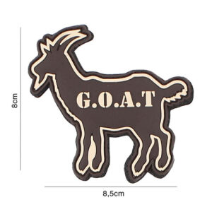 G.O.A.T. 3D PVC Patch