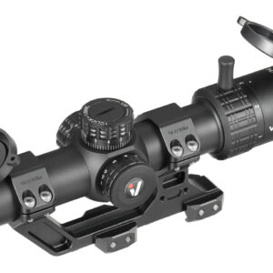 LPVO S6 1-6x24 SFP Riflescope with High Picatinny Cantilever Mount Black