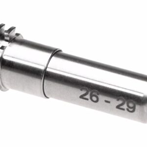 CNC Titanium Adjustable Air Seal Nozzle 26mm - 29mm for AEG MAXX
