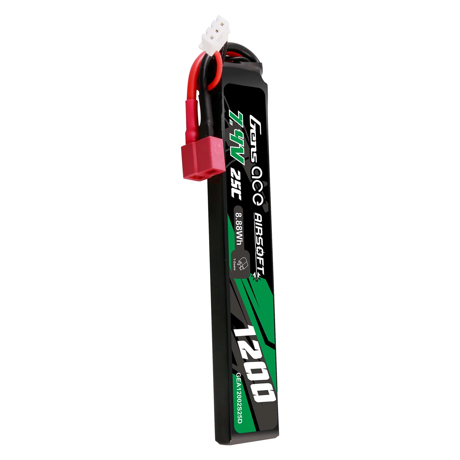 Gens ACE LiPo 7,4V 1200mAh 25C 2S1P T-Stecker – Bild 3