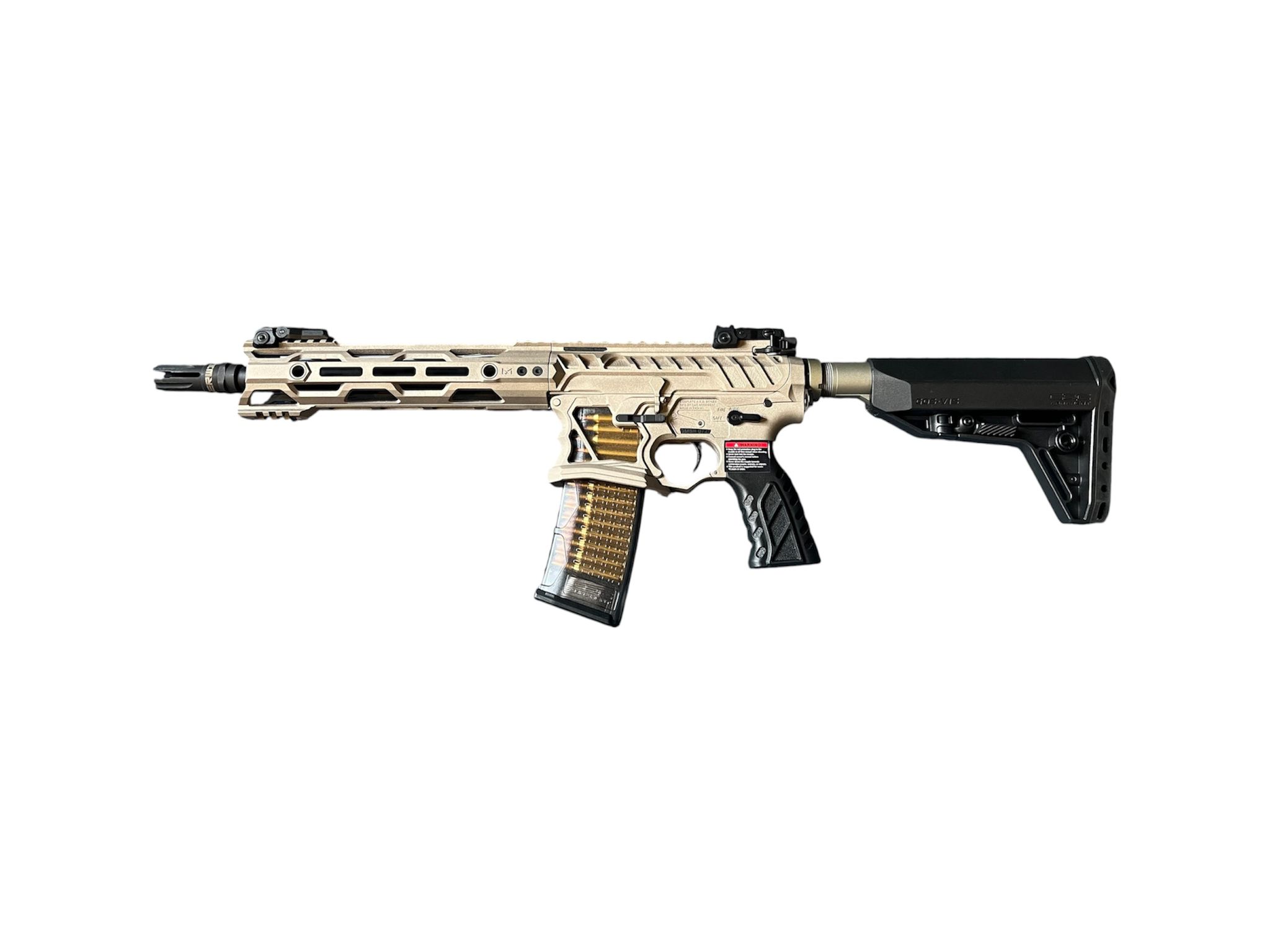 TR16 GMSII MK1 SKELETON S-AEG GATE ASTER Bluetooth Custom Dualtone Cerakote Battleship G&G – Bild 2