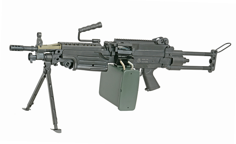 M249 PARA Sports Line Light Machine Gun Replica A&K 0,5J – Bild 4