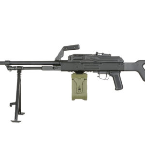 PKM Machine Gun Metall / Polymer Stock A&K 0,5J